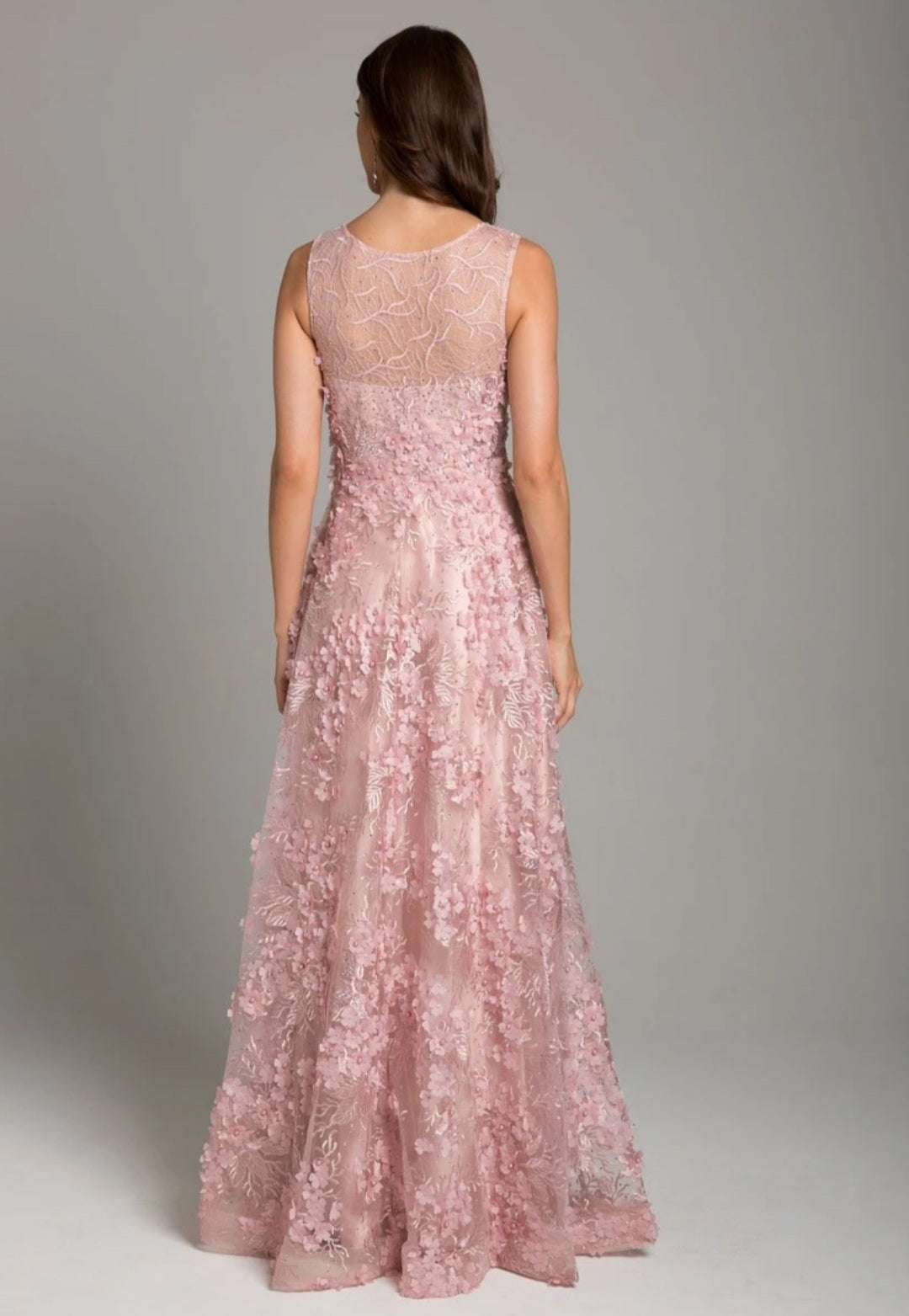 LARA 29943 - FLORAL LACE GOWN - Elbisny