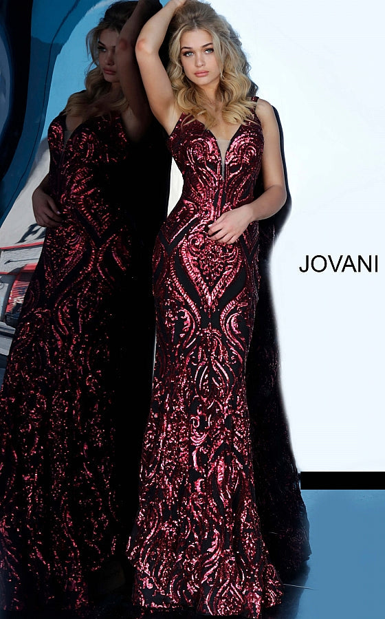 Fitted Sequin Jovani Prom Dress 2669 - Elbisny