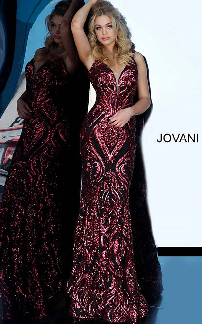 Fitted Sequin Jovani Prom Dress 2669 - Elbisny