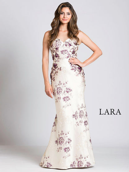 Lara 33522 - Embroidered Mermaid Dress - Elbisny