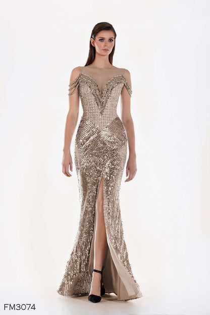 Azzure Couture FM3074 Dress - Elbisny