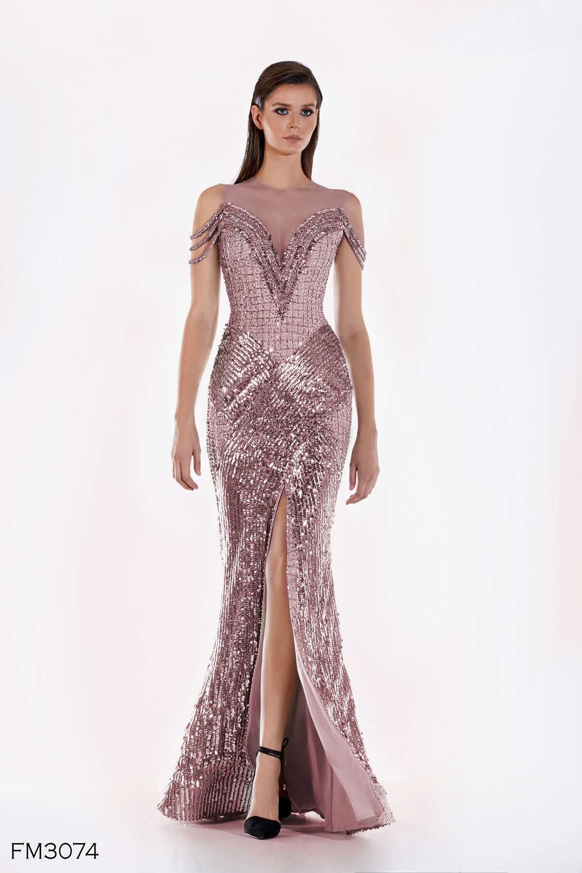 Azzure Couture FM3074 Dress - Elbisny